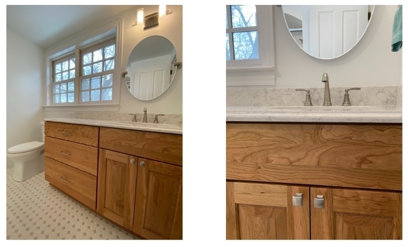 Modern and Vintage Bathroom near Ann Arbor Michigan